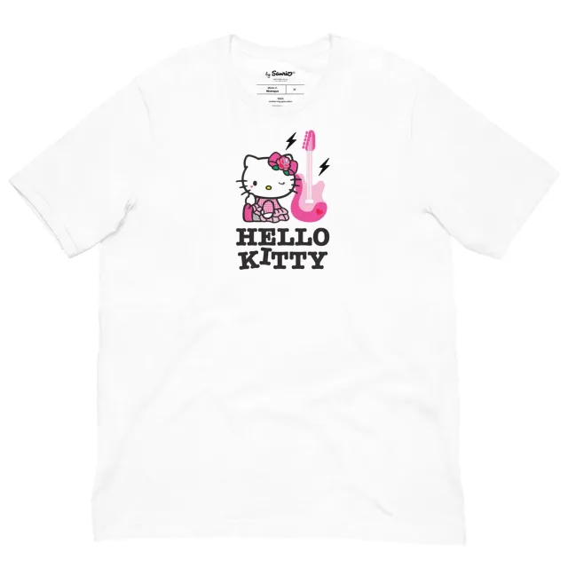 Hello Kitty Rock On T-skjorte svart