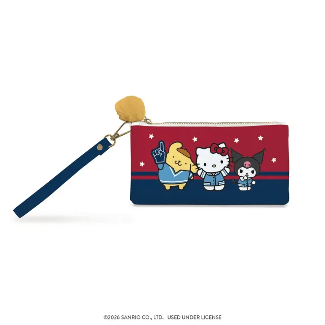 Hello Kitty and Friends x Studio Oh! Varsity pennal med håndleddsrem