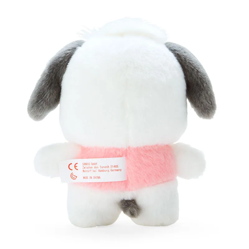 Sanrio Pitatto Friends Pochacco Standing Display Plush liten plysj med stativ