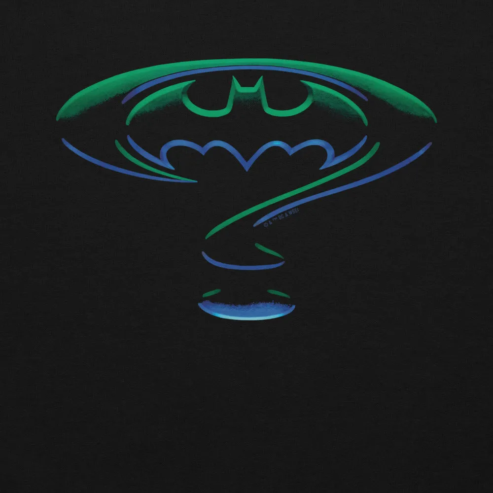Batman Batman Forever Logo-hettegenser svart 50/50 bomull