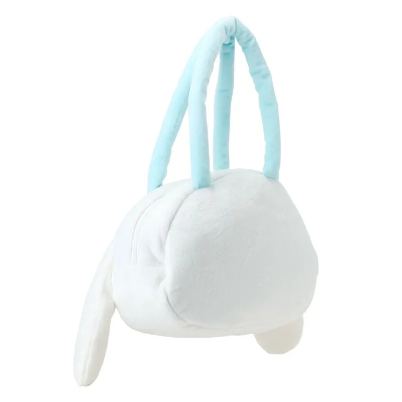 Hello Kitty Cinnamoroll Plush Face Tote Bag handlenett plysj med glidelås