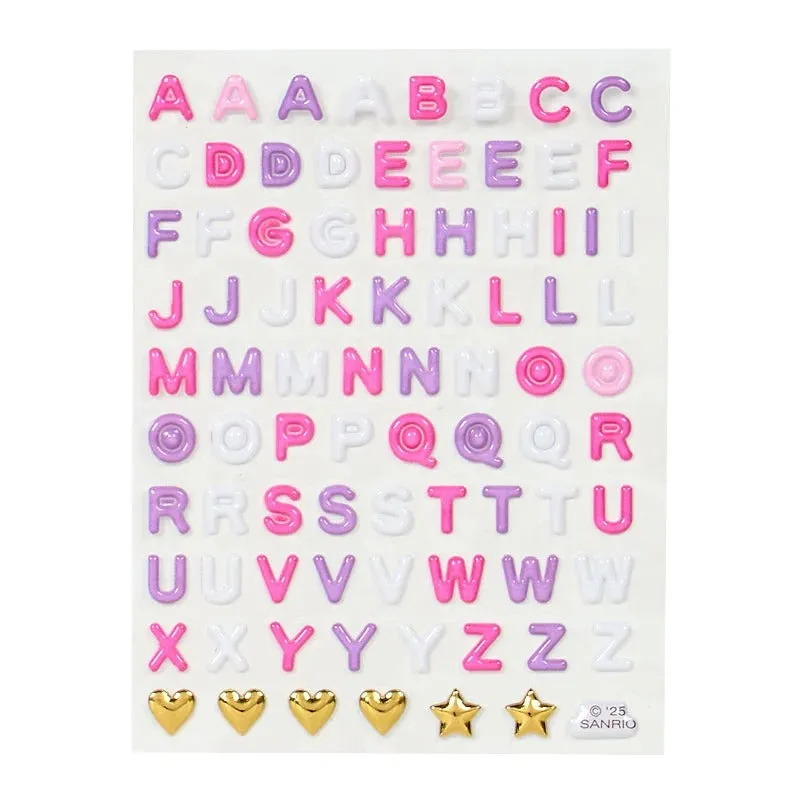 Hello Kitty Sanrio Character Award tilpassbar nøkkelring med klistremerker