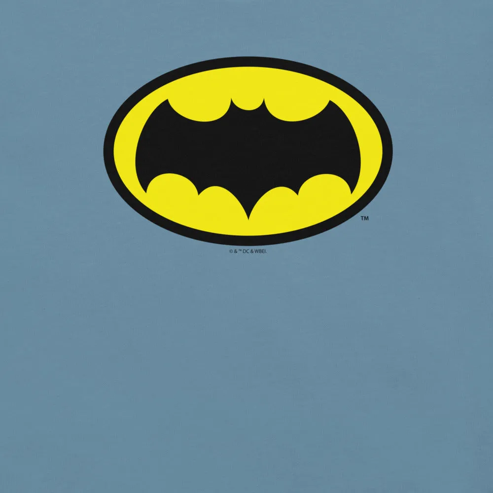 Batman Classic TV Series Batman Logo t-skjorte sølv