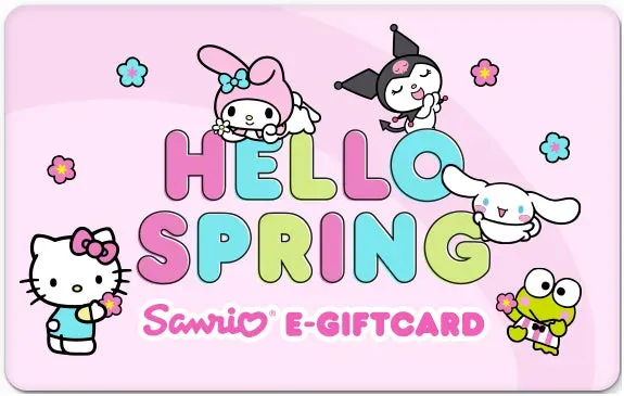 Hello Kitty Hello Spring e-gavekort $25 digitalt
