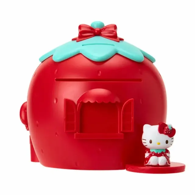 Hello Kitty Customizable Coin Bank sparebøsse rød jordbær