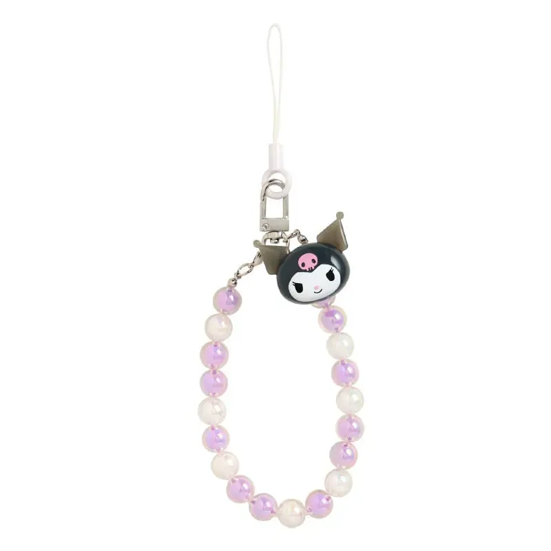 Hello Kitty Kuromi Beaded Smartphone Charm mobilanheng