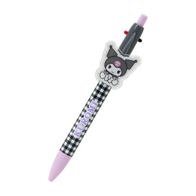 Hello Kitty Kuromi 2-Color Gingham penn 0,5 mm svart rød
