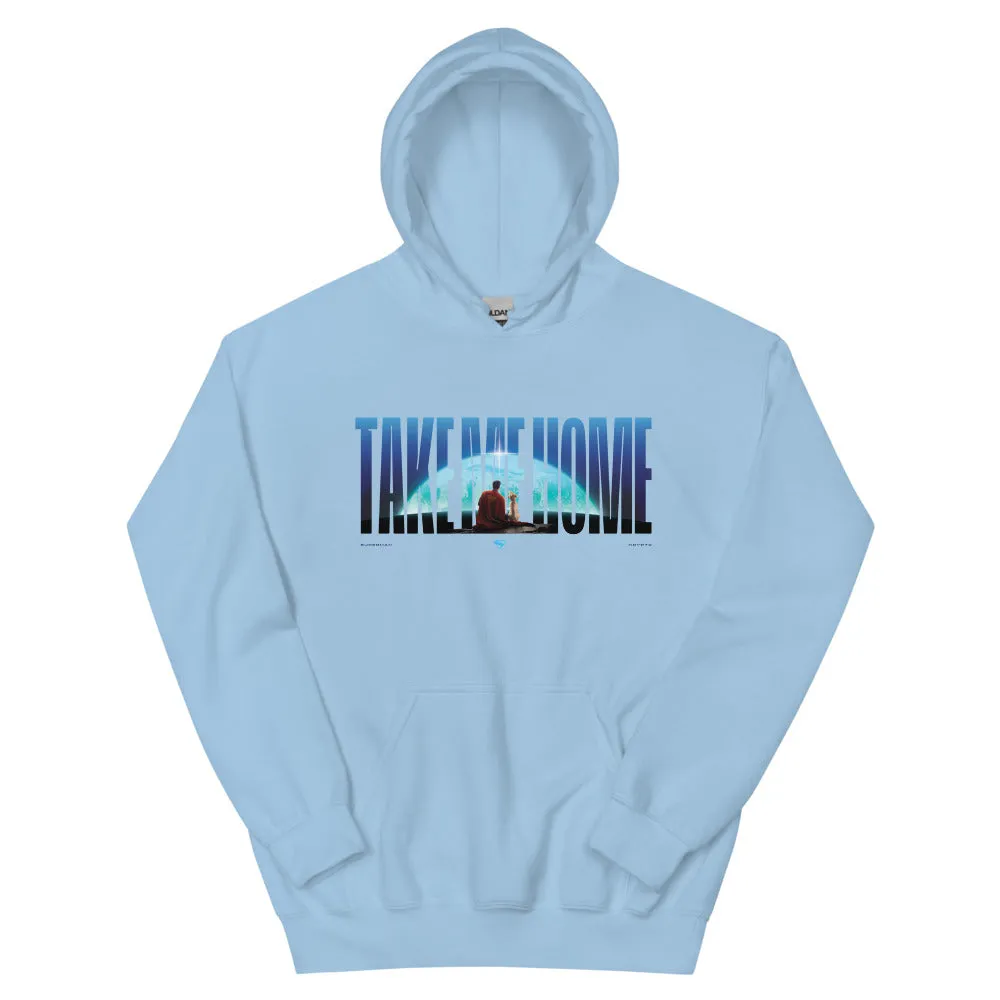 Batman Superman (2025 Movie) Take Me Home Hoodie blå