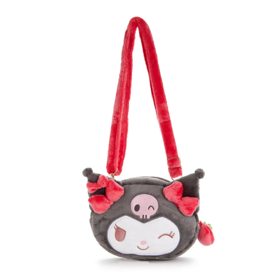 Hello Kitty Kuromi Plush Crossbody Bag Strawberry News veske