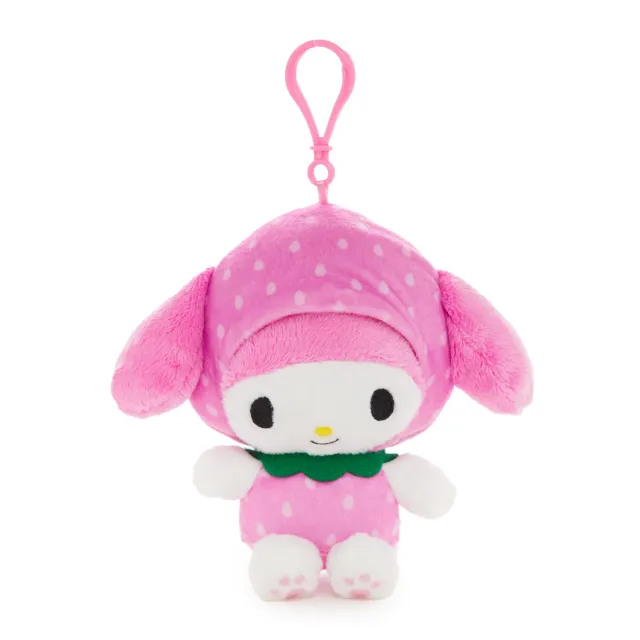 Hello Kitty Fruit & Veggie My Melody Strawberry Plush Mascot Clip veskeanheng