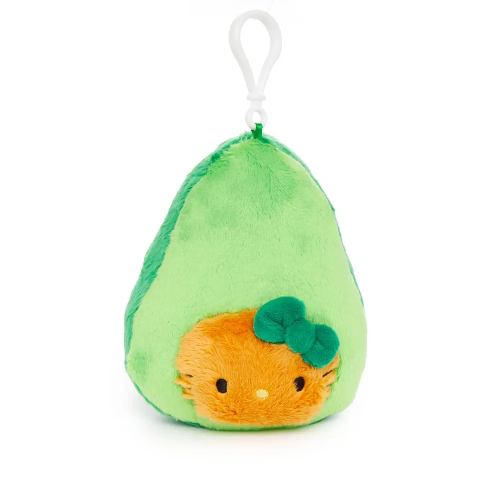 Hello Kitty Fruit & Veggie Series Avocado Plush Mascot Clip plysjklips
