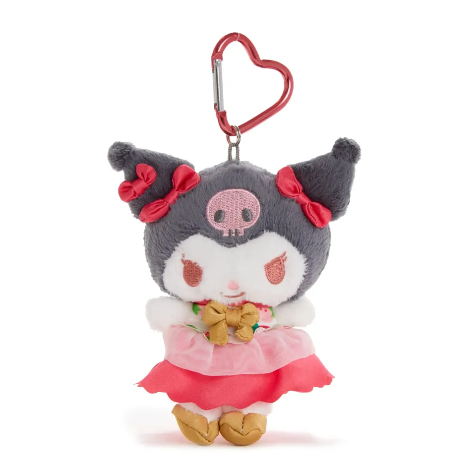 Hello Kitty Strawberry News Kuromi plysjanheng – 5 tommer