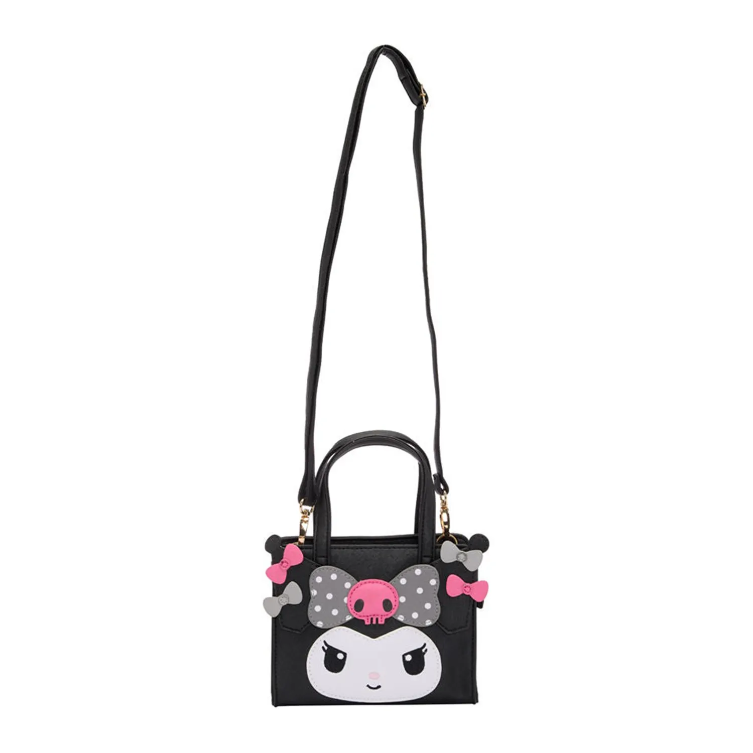 Hello Kitty Dainty Doll Kuromi håndveske svart 2-i-1