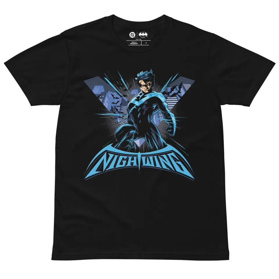 Batman NIGHTWING Knight over Blüdhaven T-skjorte