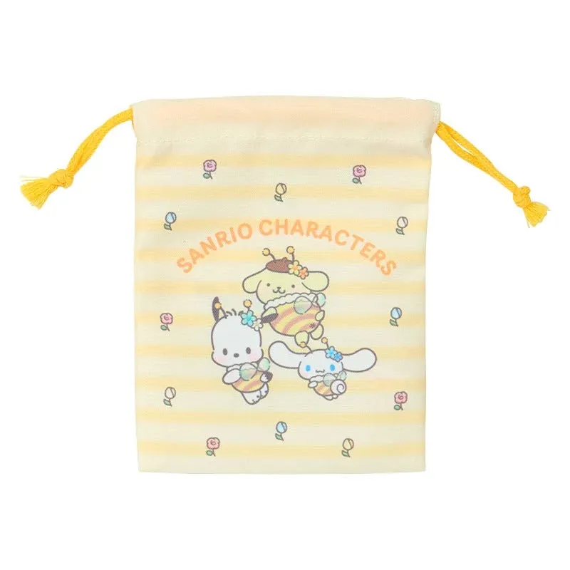 Hello Kitty Sanrio Characters 2-pc Drawstring Bag Set snøreposer 2-pakning