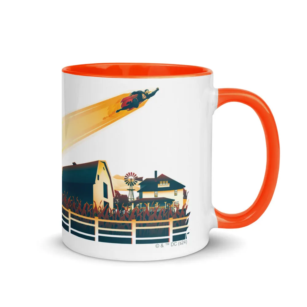 Batman SUPERMAN Welcome to Smallville krus 11 oz oransje
