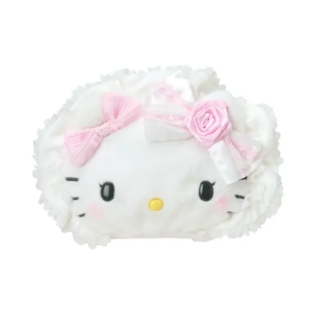 Hello Kitty Lace and Frills Series Plush Zipper Pouch sminkepung