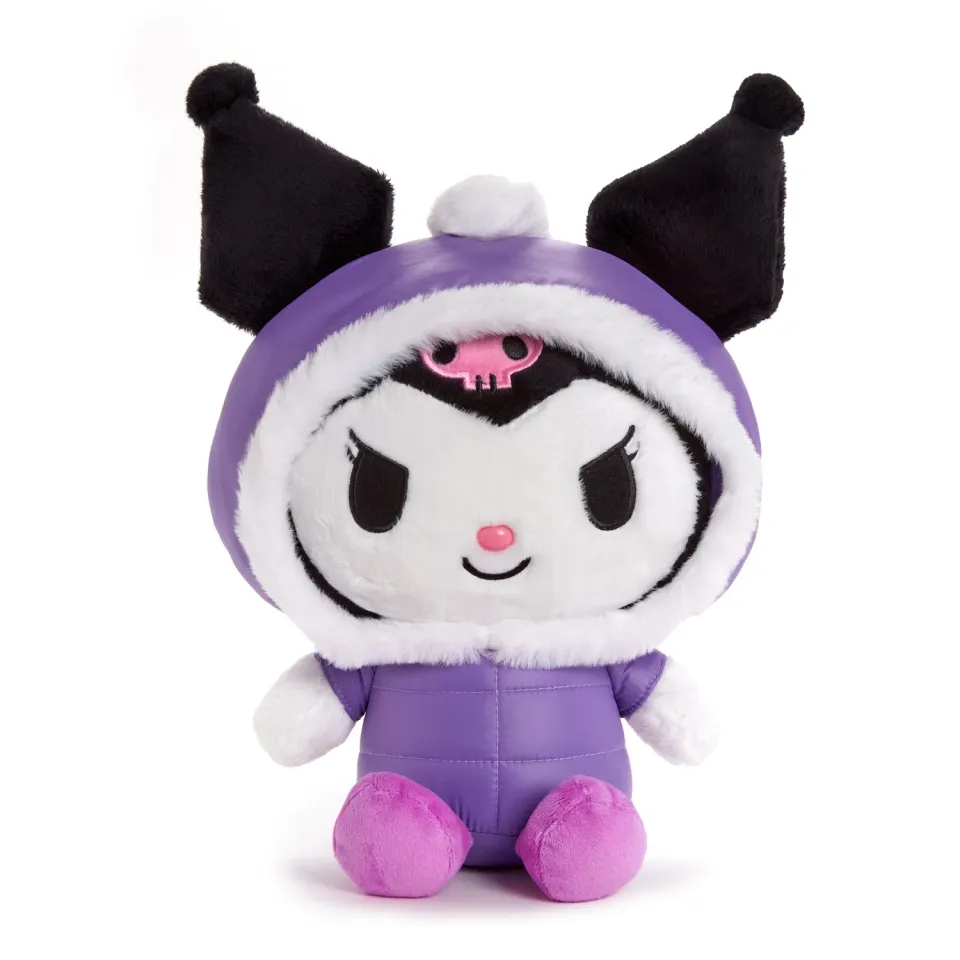 Hello Kitty Winter Puffer Series Kuromi 12" bamse med hettejakke