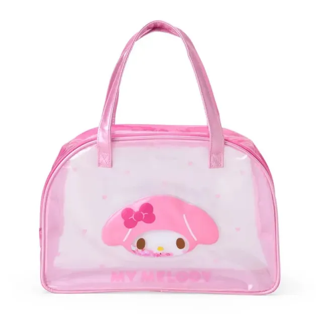 Hello Kitty My Melody Hearts gjennomsiktig håndveske