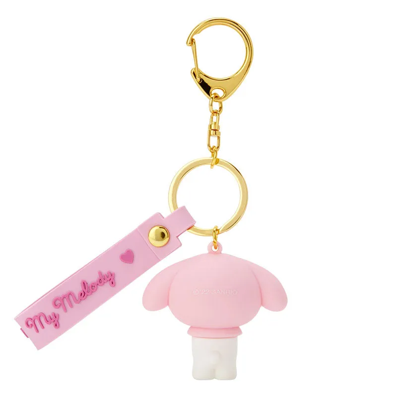 Hello Kitty My Melody Signature nøkkelring gull