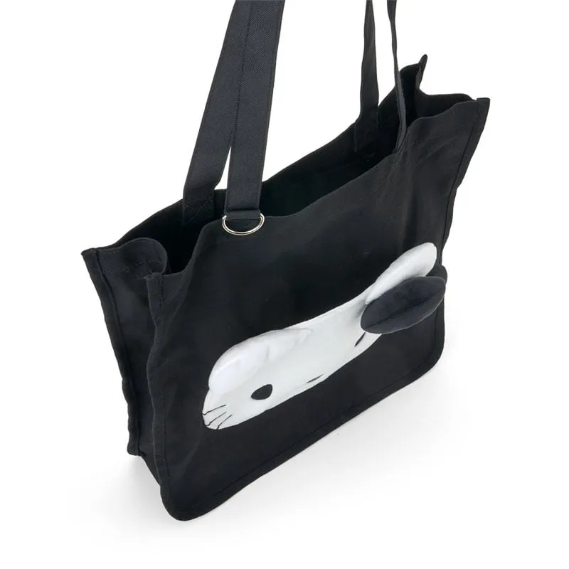 Hello Kitty I Love Hello Kitty tote bag svart med broderi