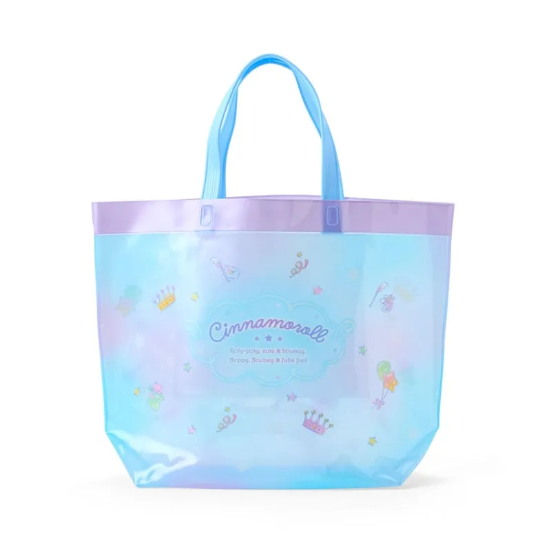 Hello Kitty Cinnamoroll gjennomsiktig totebag PVC