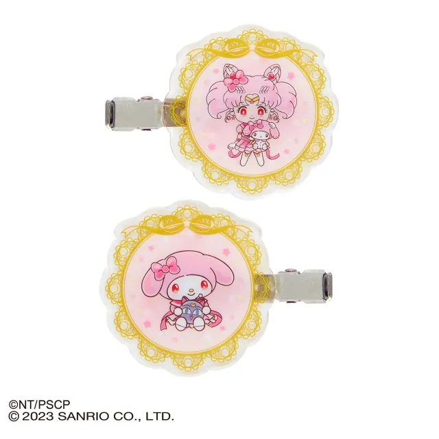 Hello Kitty Pretty Guardian Sailor Moon Cosmos My Melody hårspenner 2-pakning