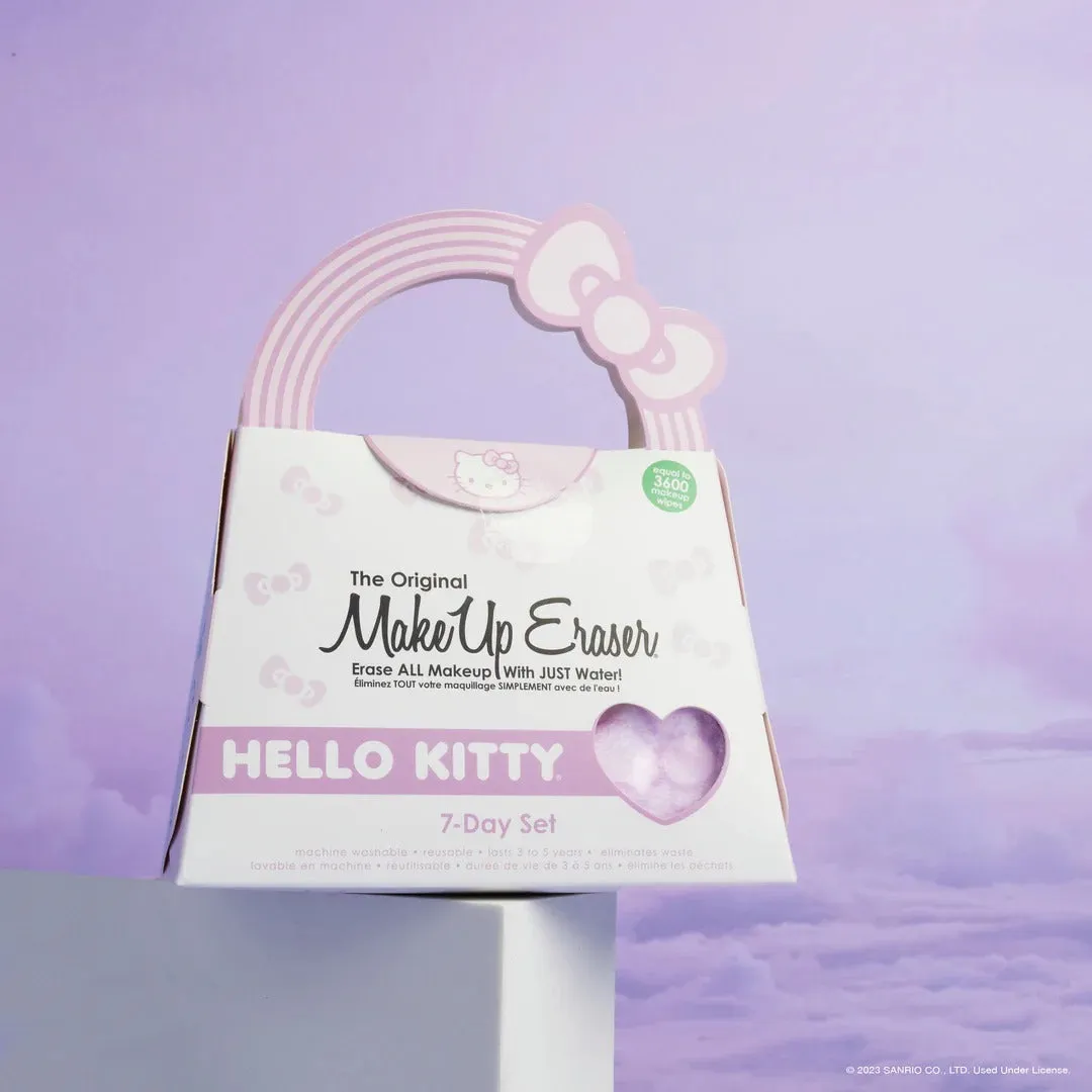 Hello Kitty MakeUp Eraser 7-Day Set sminkekluter pastell 7-pakning