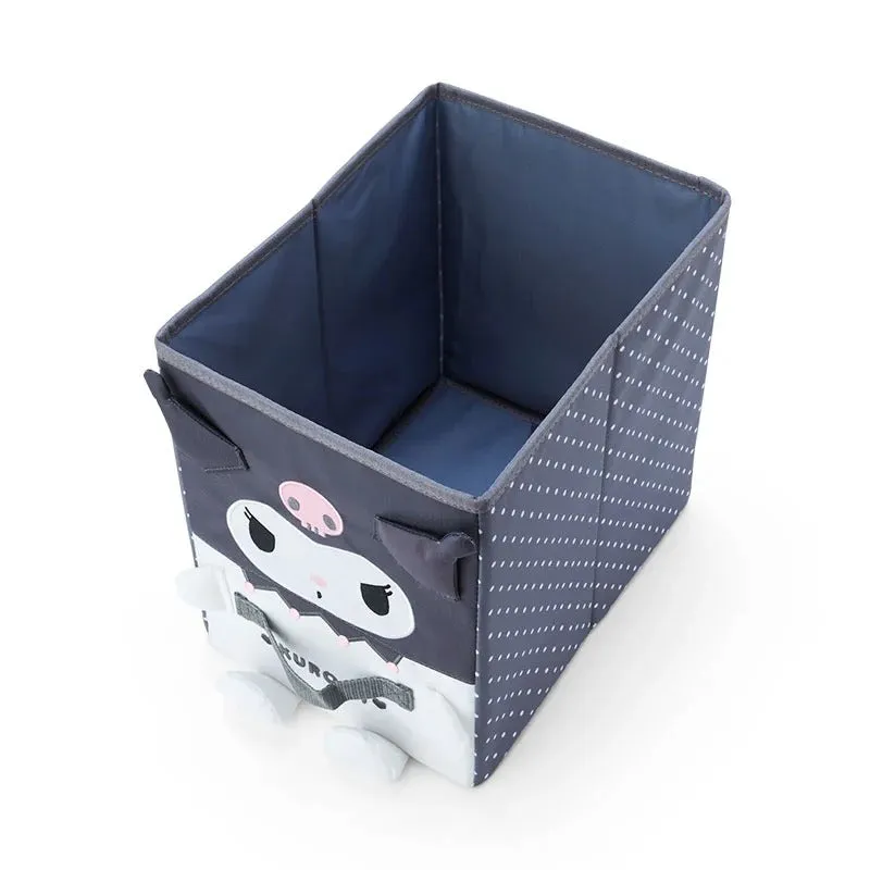 Hello Kitty Kuromi Foldable Storage Box liten oppbevaringsboks brodert