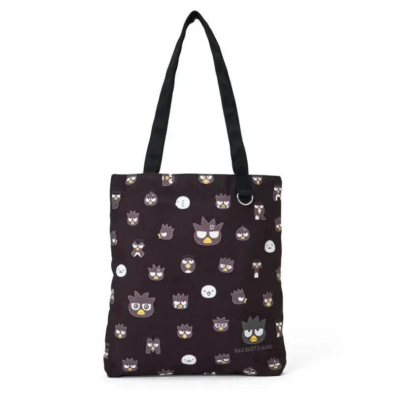 Hello Kitty Funny Faces Badtz-maru totebag med magnetlås