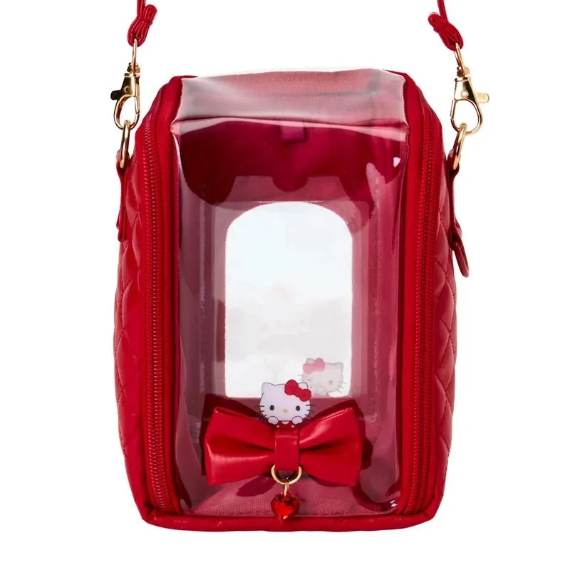 Hello Kitty Enjoy Idol Plush Display Carrying Case veske med vindu