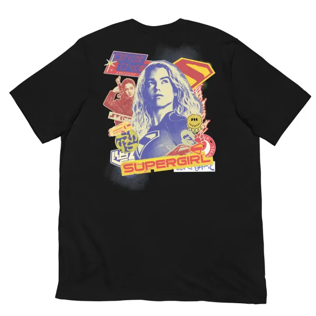 Batman Supergirl (2026 Movie) T-shirt Sticker Bomb t-skjorte unisex