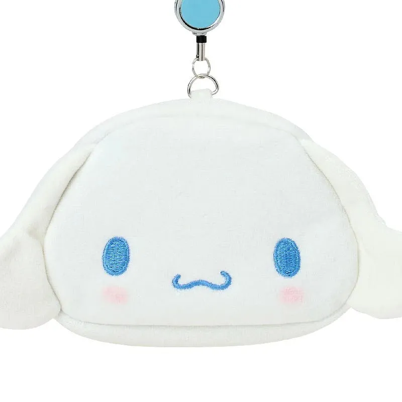 Hello Kitty Cinnamoroll Plush ID Badge Holder kortholder med uttrekkssnor