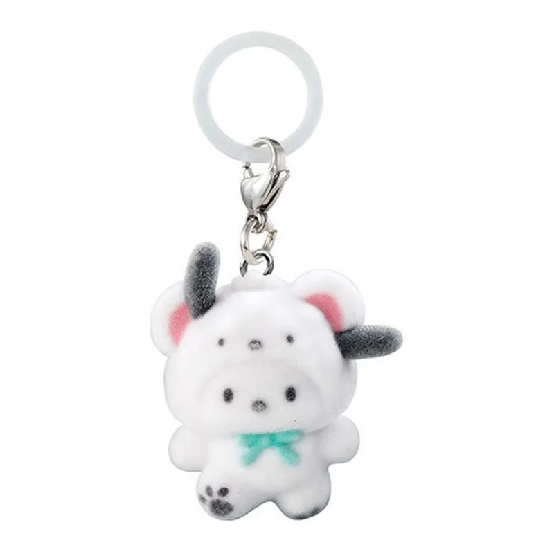 Neo Tokyo Sanrio Fluffy Snow Accessories Gacha nøkkelring tilfeldig variant