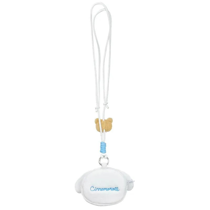 Hello Kitty Cinnamoroll 2-Way Bestie Lanyard Pouch nøkkelbånd med pung