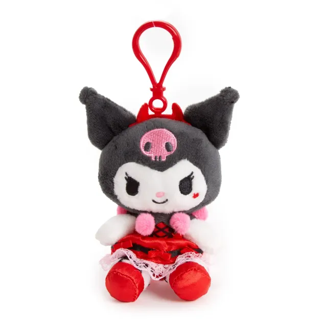 Hello Kitty Strawberry Treat Kuromi Plush Mascot Clip kosefigur
