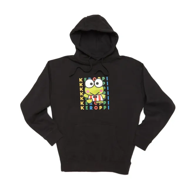 Hello Kitty Keroppi Watashi Wa unisex hettegenser svart