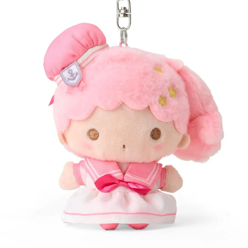 Hello Kitty Sailor Series LittleTwinStars Plush Mascot Keychain nøkkelring 2 stk