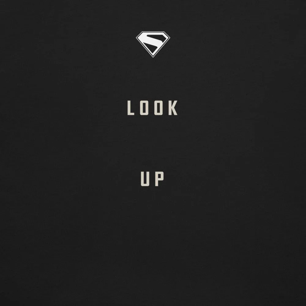 Batman SUPERMAN (2025 Movie) Look Up T-skjorte unisex bomull