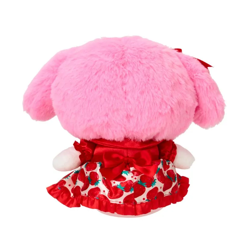 Hello Kitty Strawberry News 50th Anniversary My Melody plysjbamse 8 tommer
