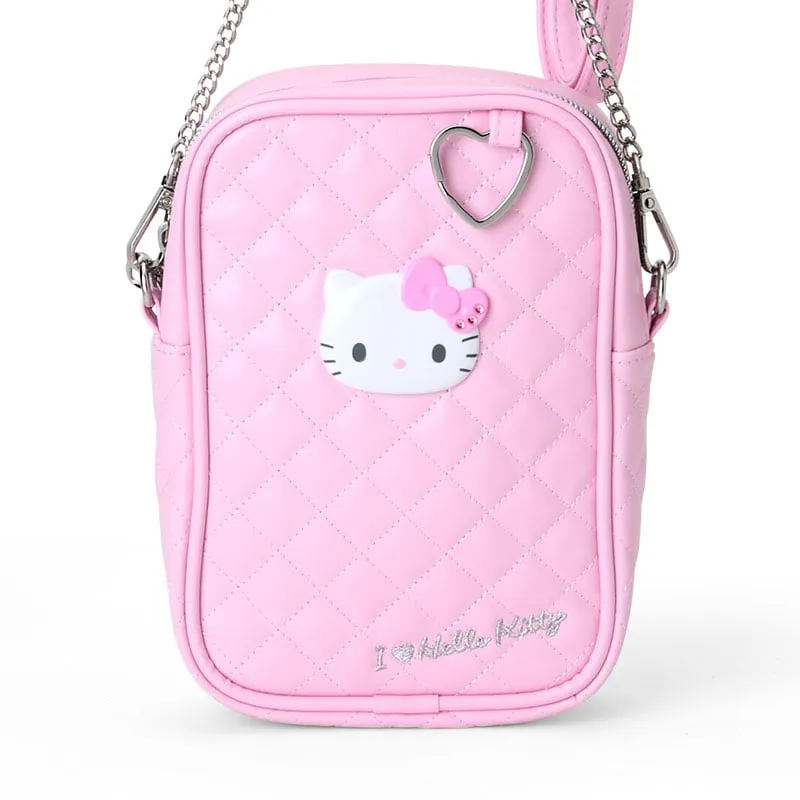 Hello Kitty I Love Hello Kitty Pink Quilted Mini crossbodyveske