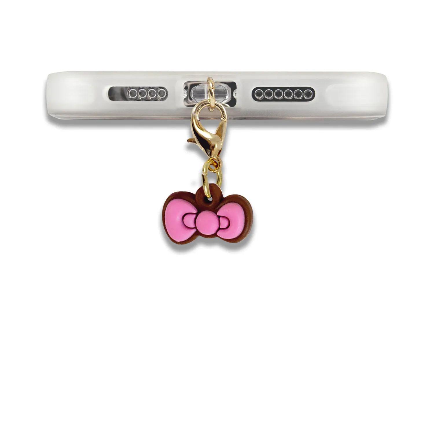 Hello Kitty x Sonix Pink Bows Charging Port 3-Pc Charms ladeportpynt 3-pakning