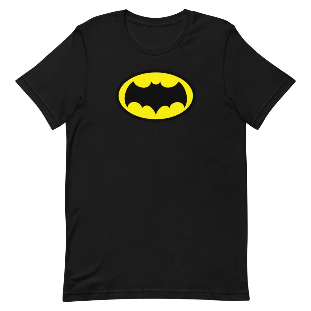 Batman Classic TV Series Batman Logo t-skjorte sølv