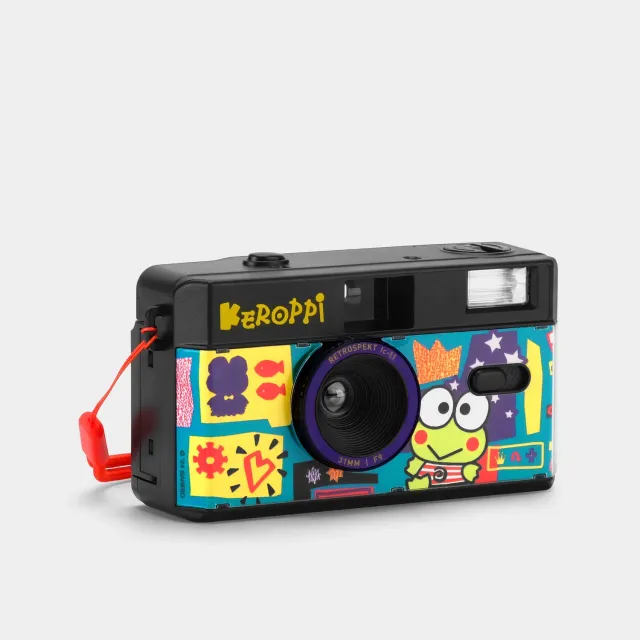 Hello Kitty Keroppi Let's Get Hoppin' 35mm filmkamera fast fokus