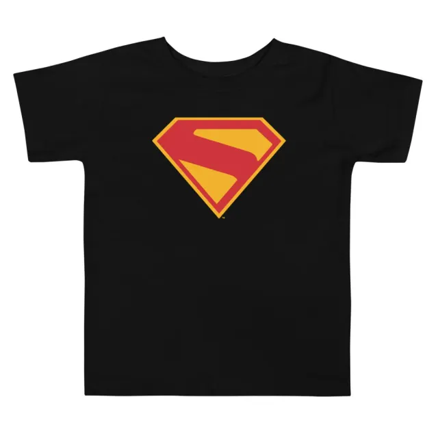 Batman SUPERMAN (2025 Movie) S-Shield T-skjorte til småbarn svart 2T–5T