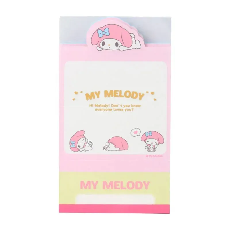 Hello Kitty Strike A Pose My Melody Mini Notes notatblokk 40 ark gulltrykk