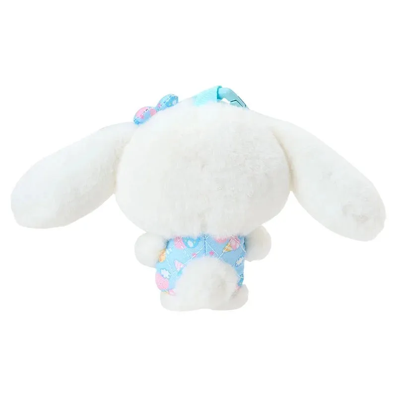 Hello Kitty Cinnamoroll Plush Mascot Keychain Retro Quilt-nøkkelring