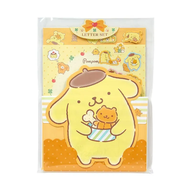 Hello Kitty Pompompurin Classic Letter Set brevsett 12 ark