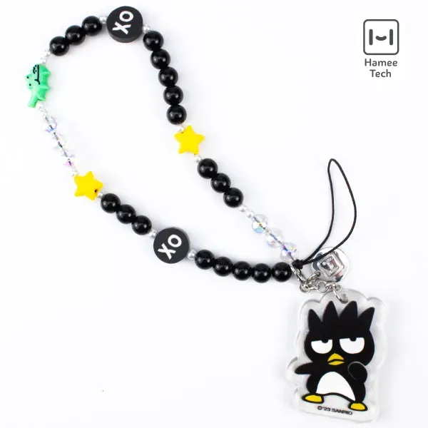 Hello Kitty Badtz-maru Beaded Charm Mobile Phone Wrist Strap