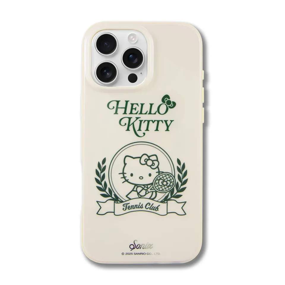 Hello Kitty x Sonix Tennis Club iPhone 16 Pro Max deksel beige MagSafe